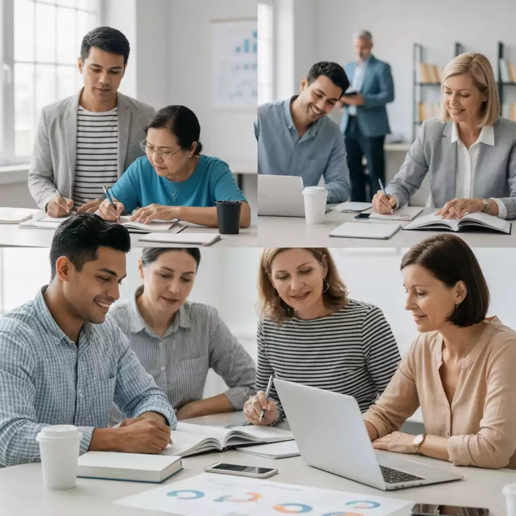 Image depicting professional development and upskilling concept