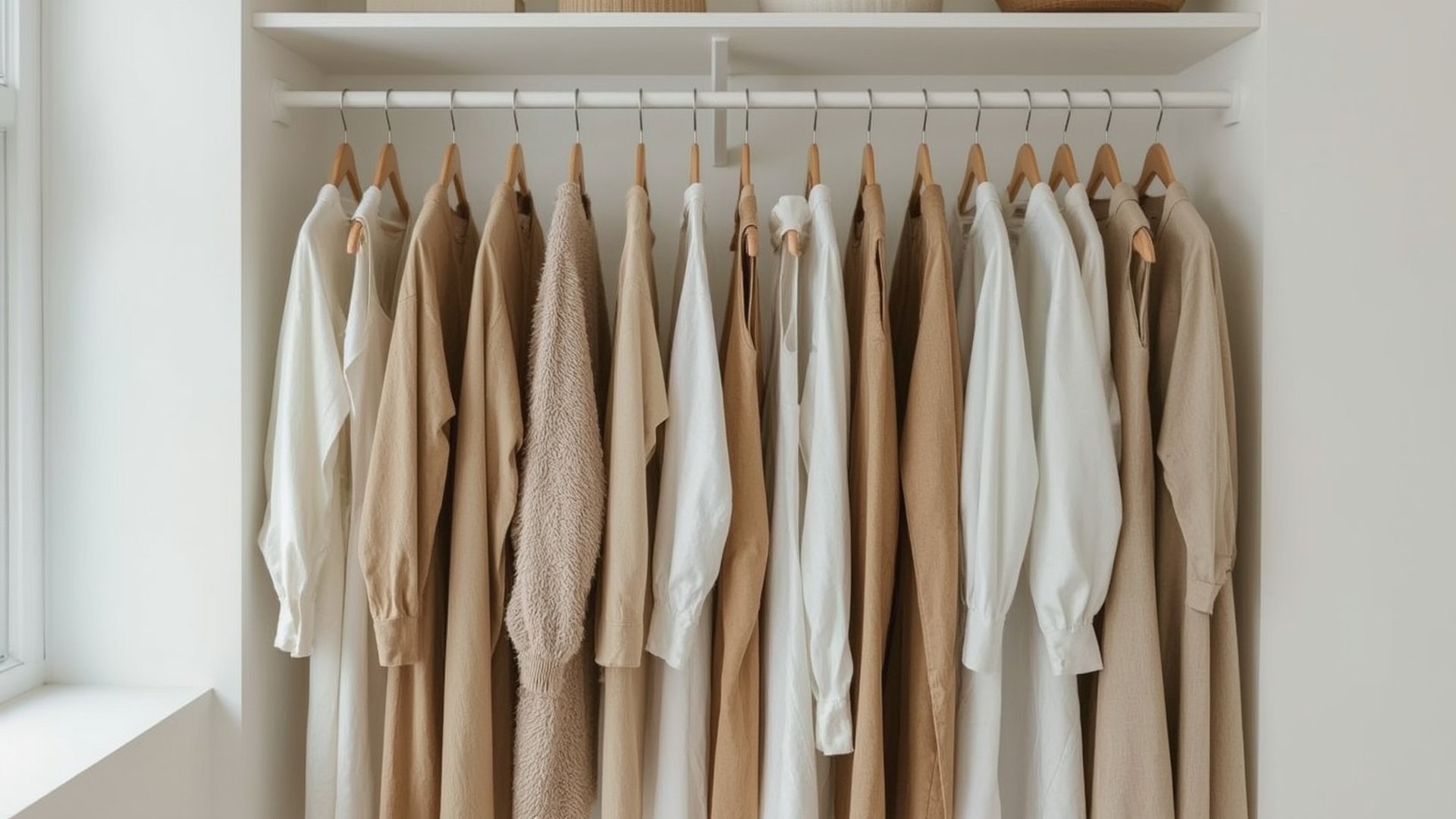 Capsule Wardrobe – minimaler Kleiderschrank mit hellen Tönen