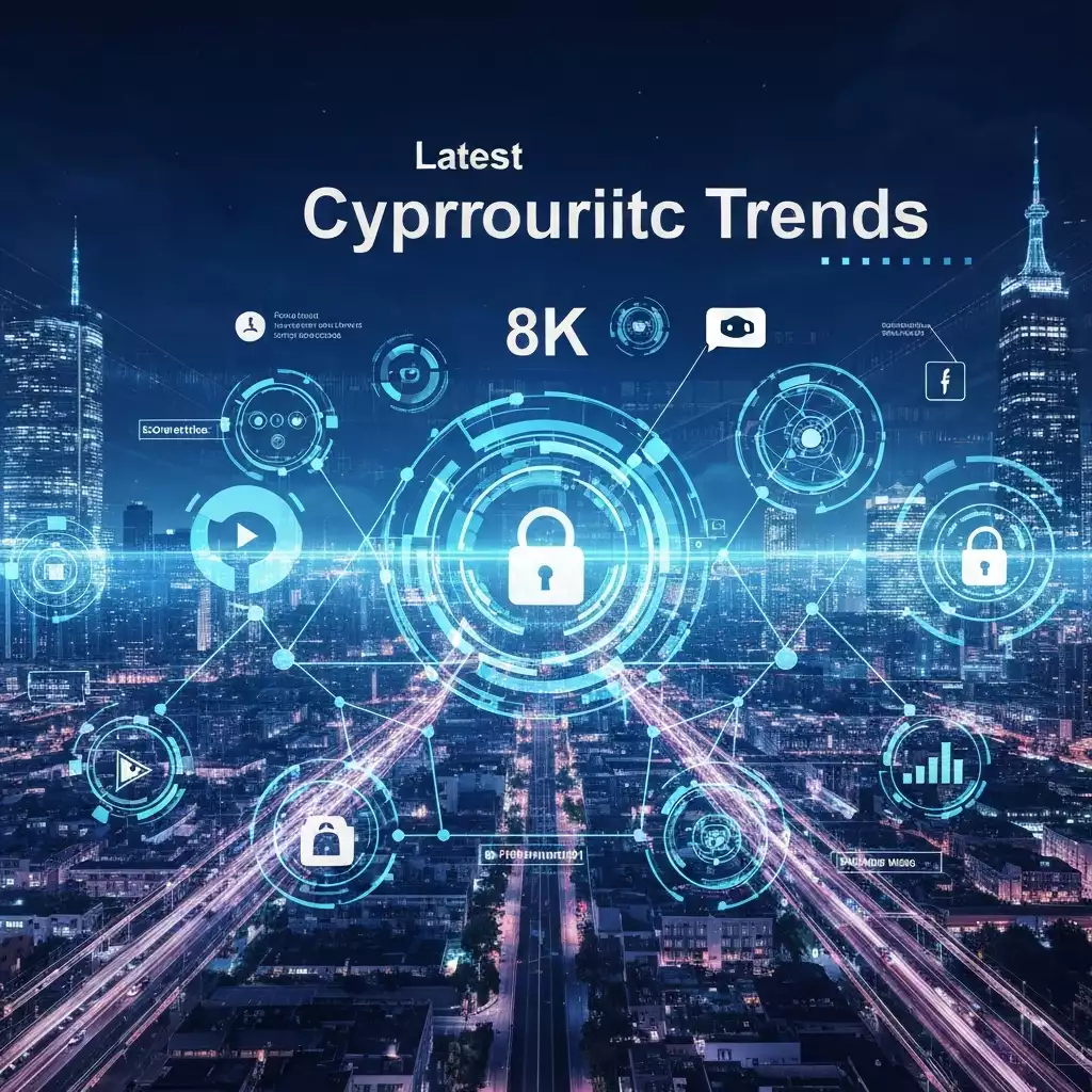 Illustration der neuesten Cybersecurity-Trends