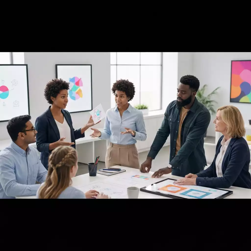 Image showing team collaboration and skill enhancement