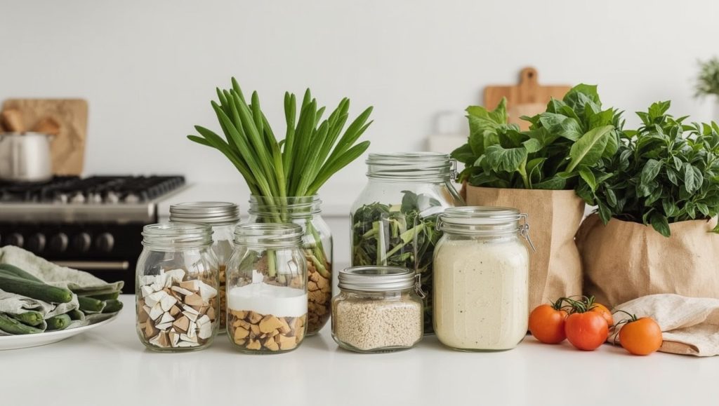 Zero Waste Kueche: Nachhaltig kochen und Muell reduzieren
